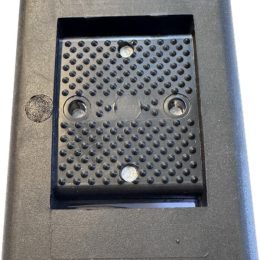 Gumirana utež-anatomska 2kg črna